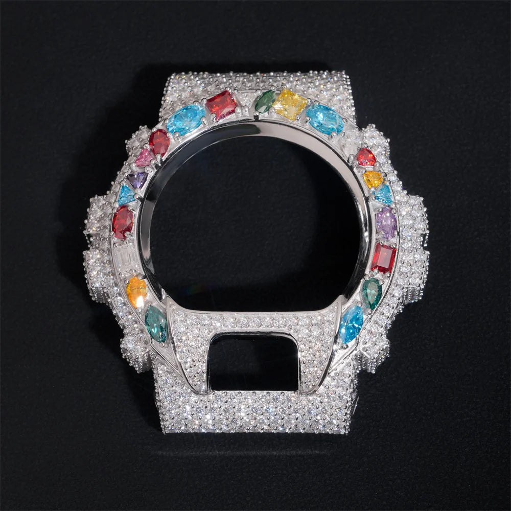 Iced Out Watch Bezel and Strap Set