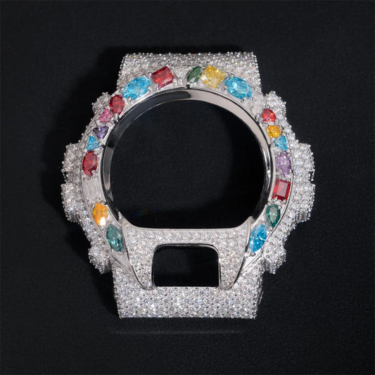 Iced Out Watch Bezel and Strap Set
