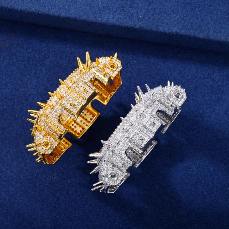 Iced Out Spiked Watch Case, image 6