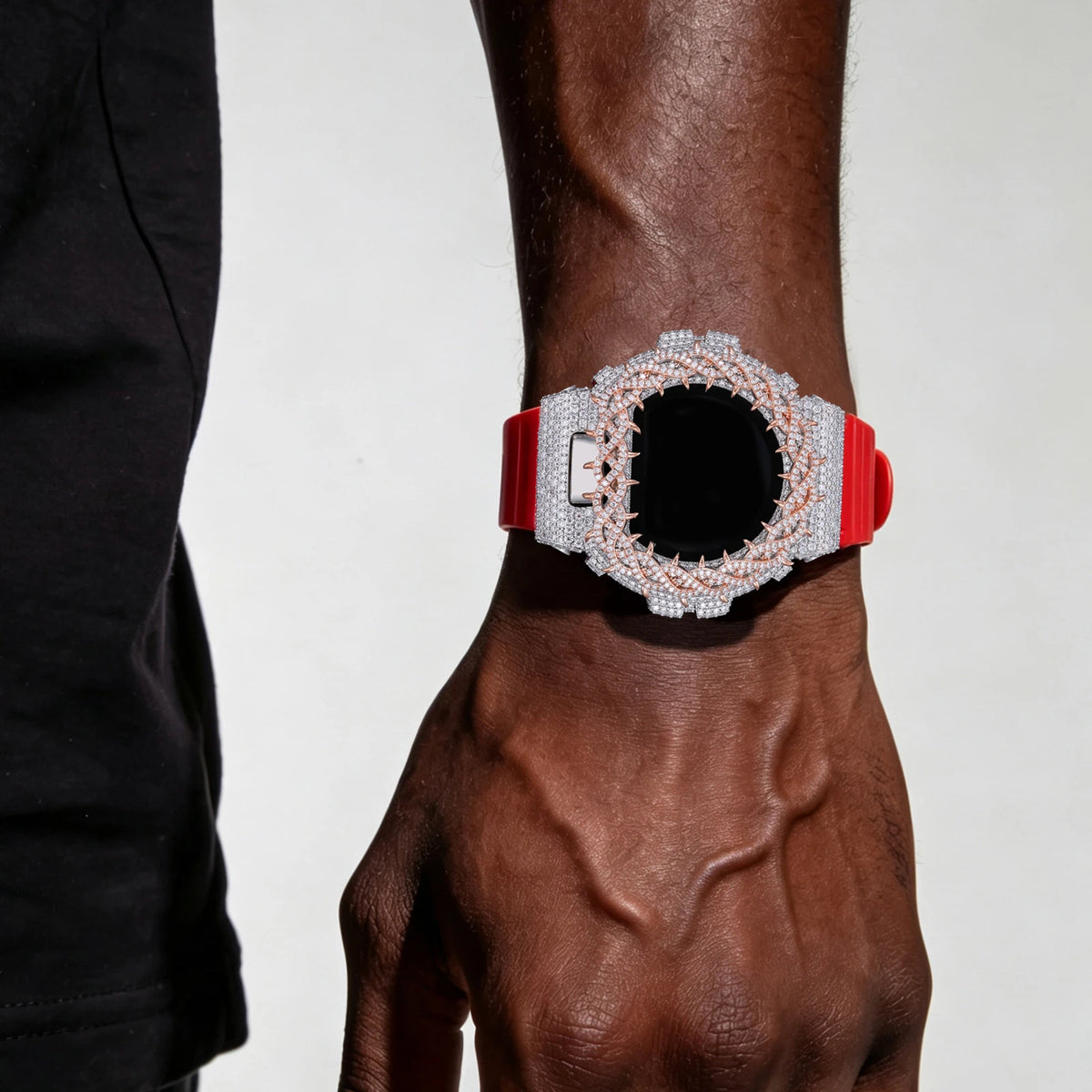 Iced Out Thorn Watch Bezel, image 6