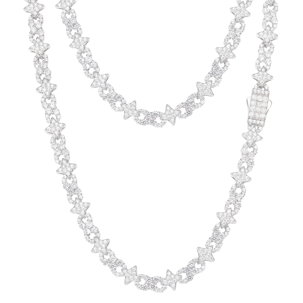 8mm Iced Out Infinity Link Necklace or Bracelet for Men, image 8