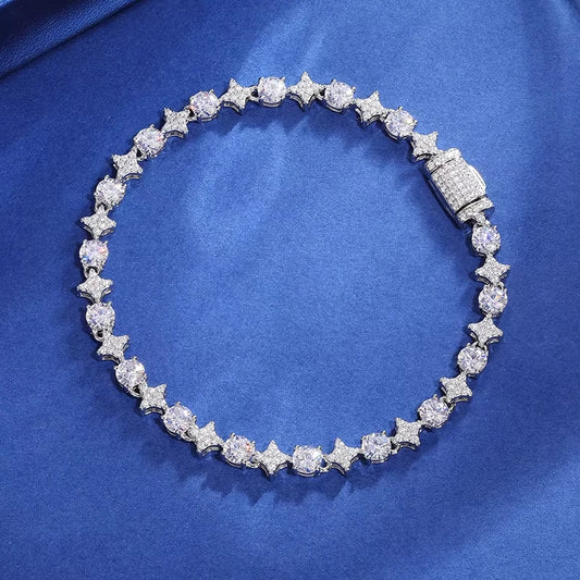 6mm to 10mm Iced Out Tennis Bracelet