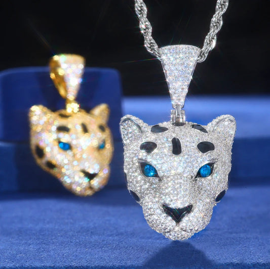 Iced Out Animal Head Pendant for Men, image 3