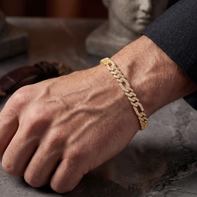 6mm Moissanite Cuban Link Bracelet, image 7