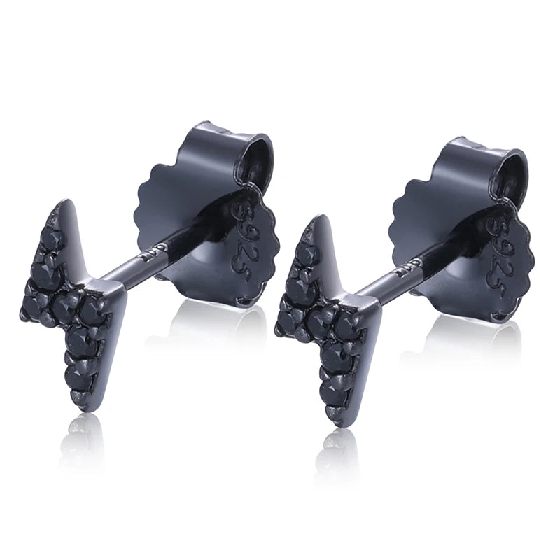 Moissanite Earrings for Men, image 2