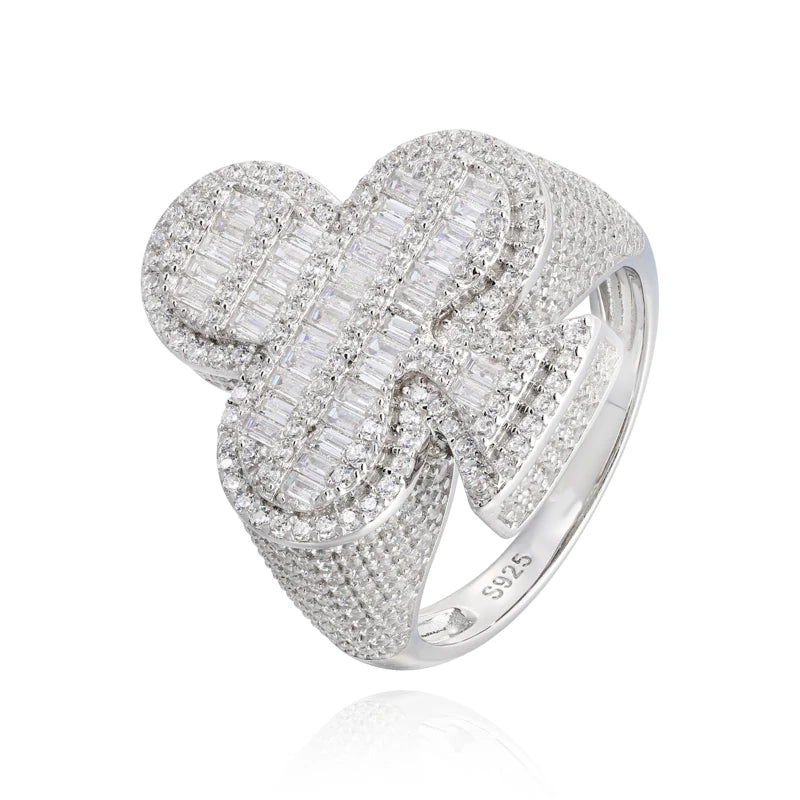 Iced Out Club Suit Ring for Men