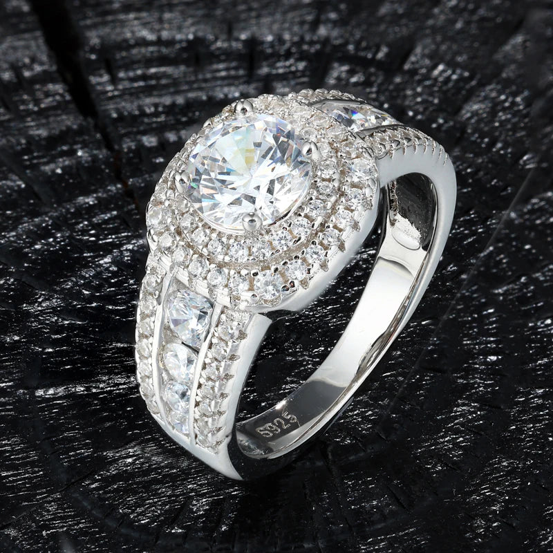 Moissanite Watch-Style Ring