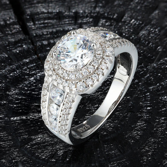Moissanite Watch-Style Ring