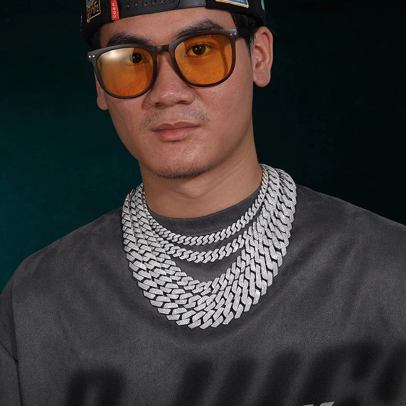 Iced Out Cuban Link Chain for Men, image 5