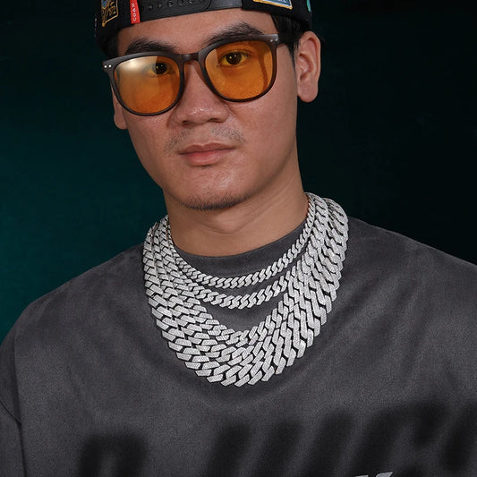 Iced Out Cuban Link Chain for Men, image 5