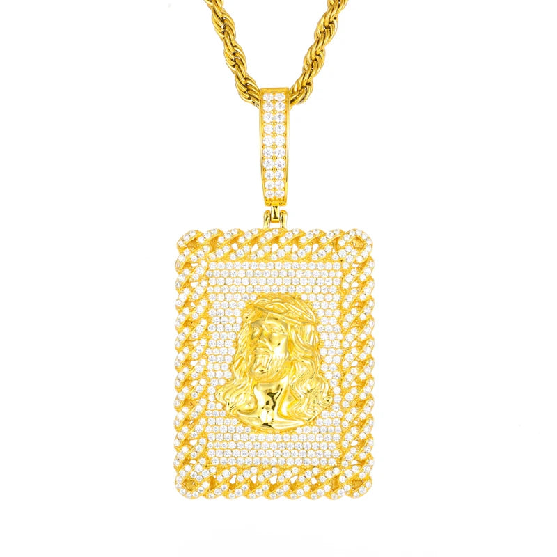 Iced Out Pendant Necklace for Men, image 11