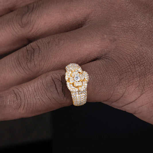 Moissanite or Cubic Zirconia Statement Ring for Men, image 4