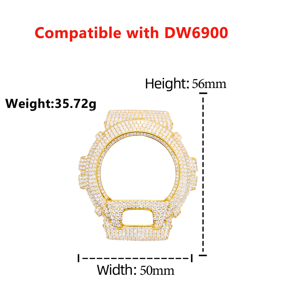 Iced Out Thorn Watch Case, image 16
