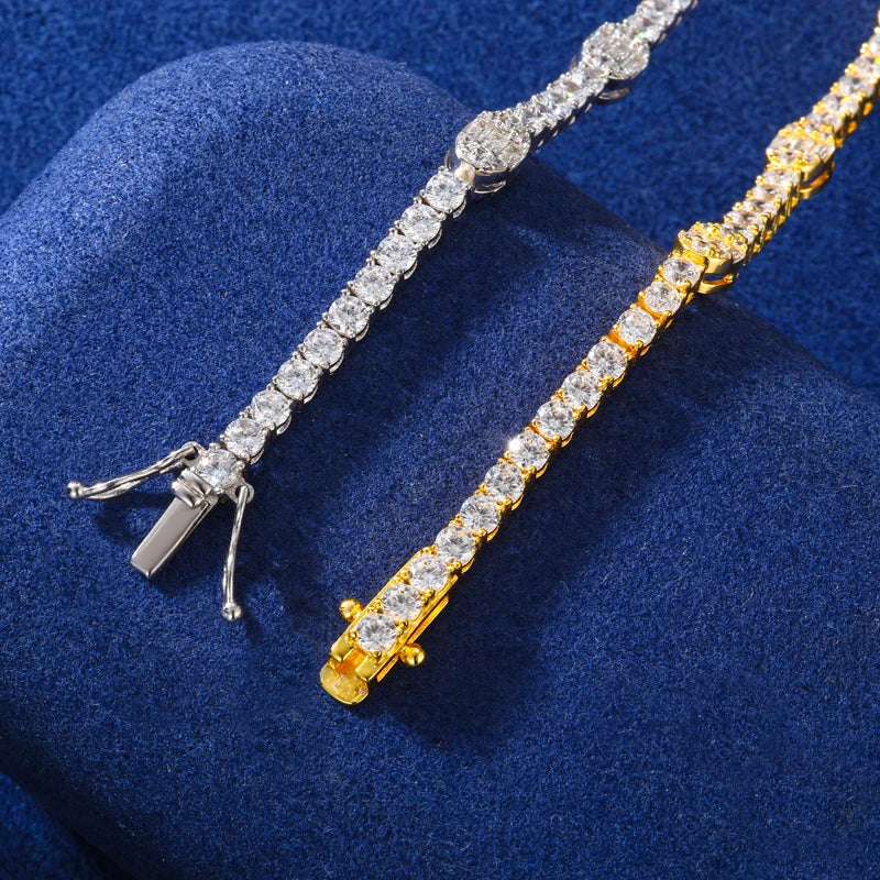 3mm Oval Cut Tennis Bracelet, image 4