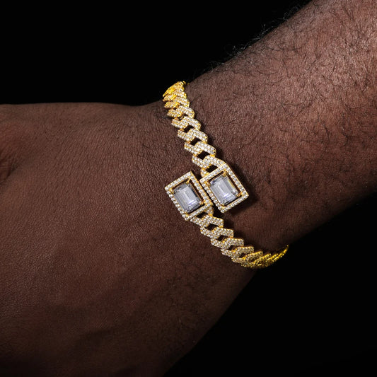 Iced Out Cuban Link Bracelet for Men, image 7