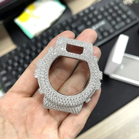Iced Out Moissanite Watch Case, image 3