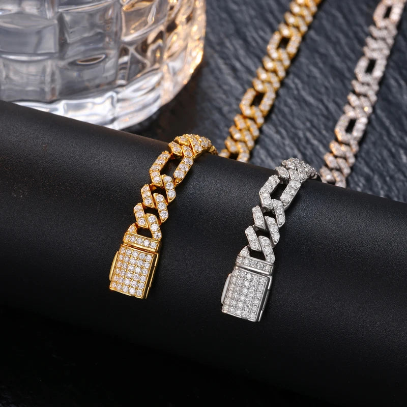 6mm Moissanite Cuban Link Bracelet, image 4