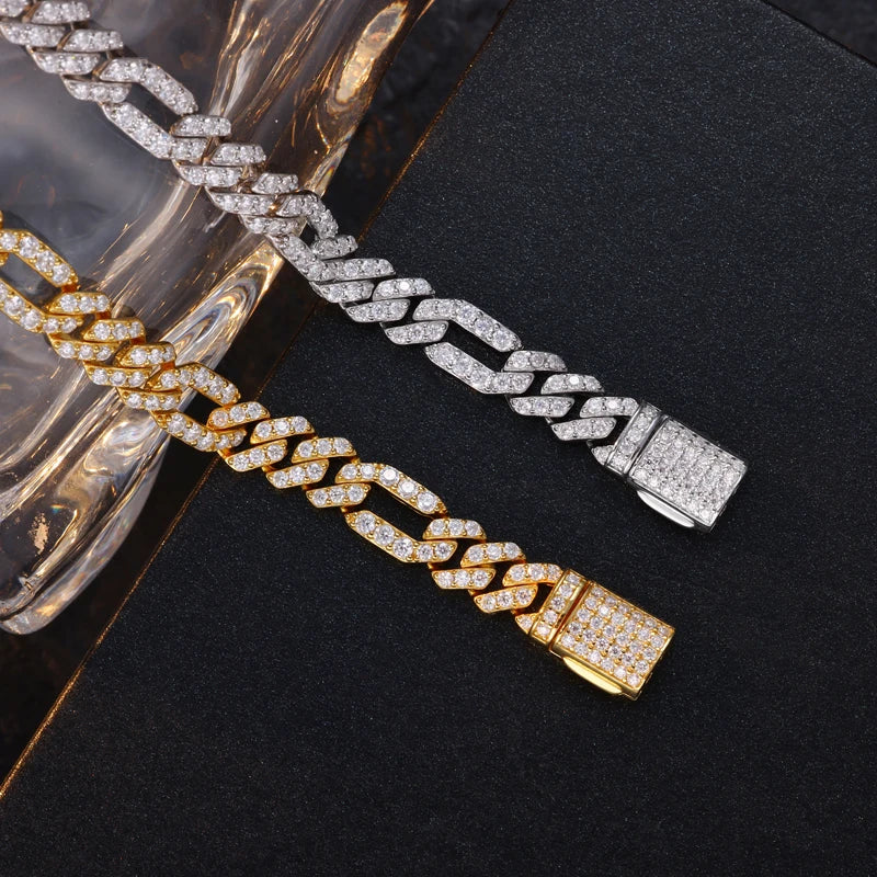 6mm Moissanite Cuban Link Bracelet, image 3