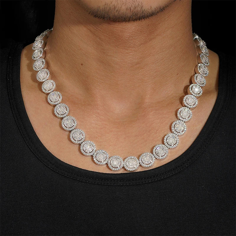 13mm Iced Out Round Link Chain for Men, image 3