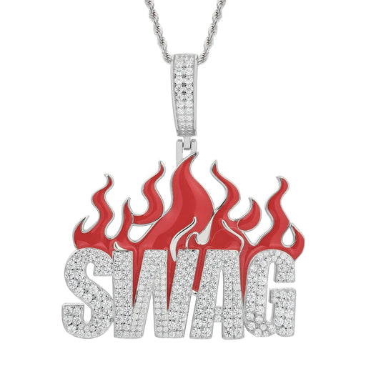Iced Out Moissanite Pendant Necklace for Men, image 11