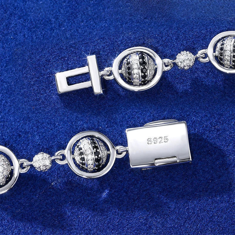 Iced Out Ball Link Bracelet for Men, image 5
