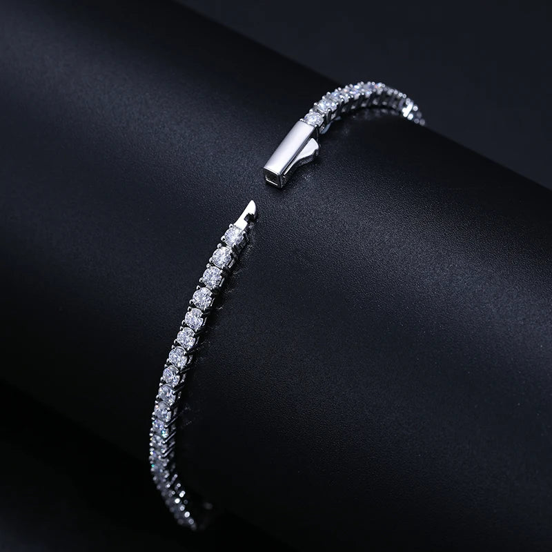 2mm Moissanite Tennis Bracelet, image 5