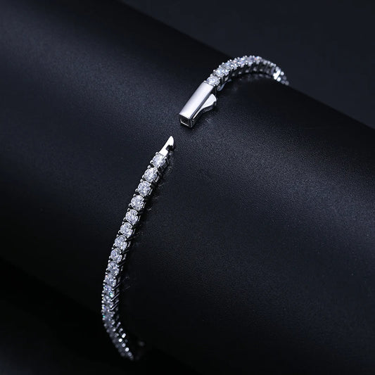 2mm Moissanite Tennis Bracelet, image 5
