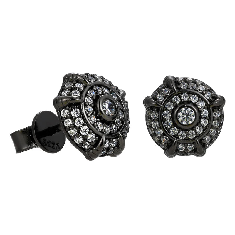 Moissanite Stud Earrings for Men, image 2