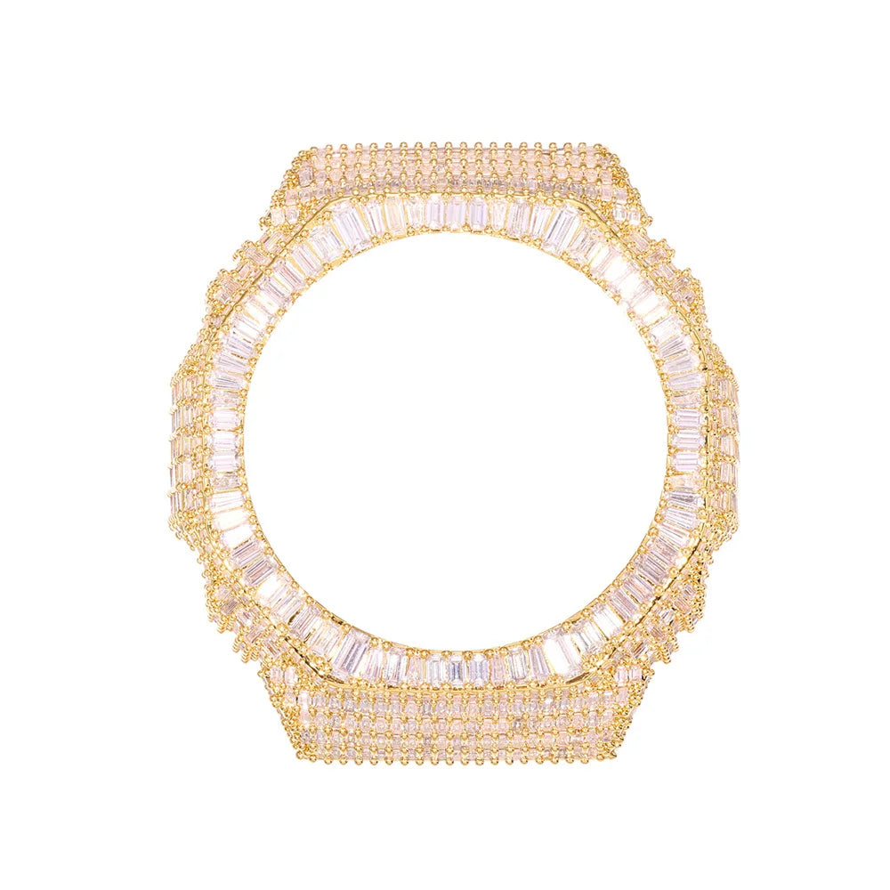 Iced Out Baguette Watch Bezel, image 5