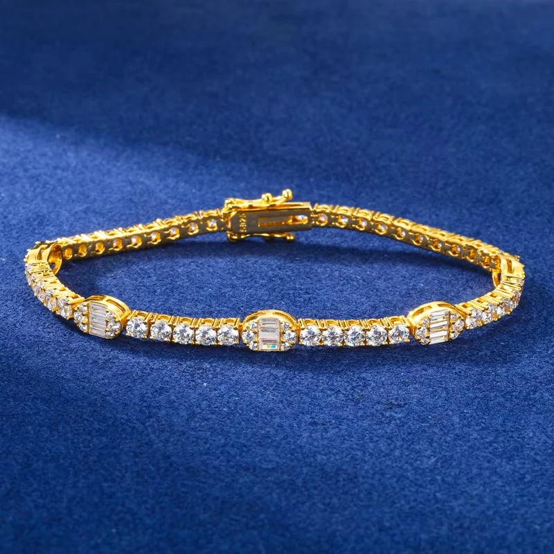 3mm Oval Cut Tennis Bracelet, image 7