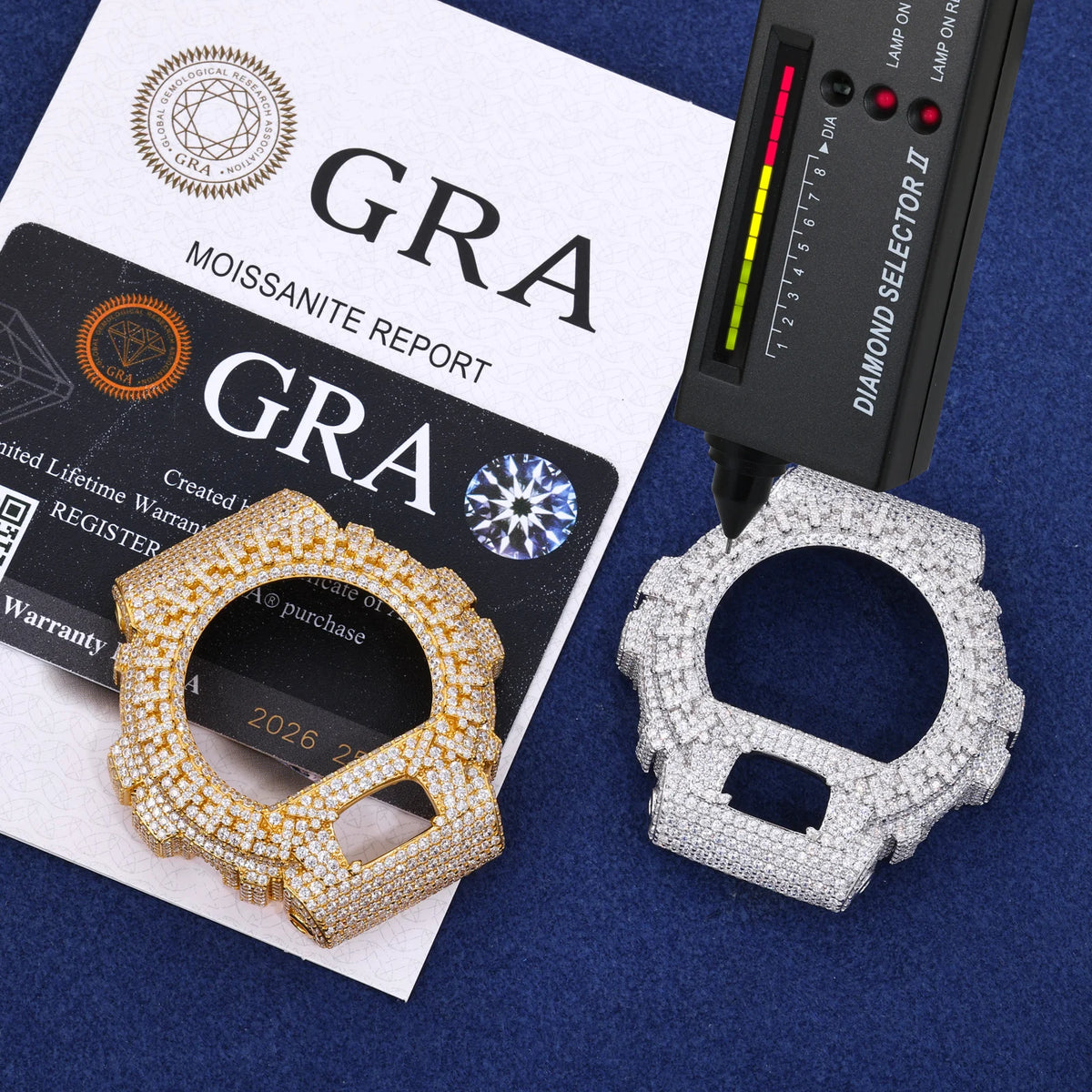 Iced Out Cross Watch Bezel, image 3