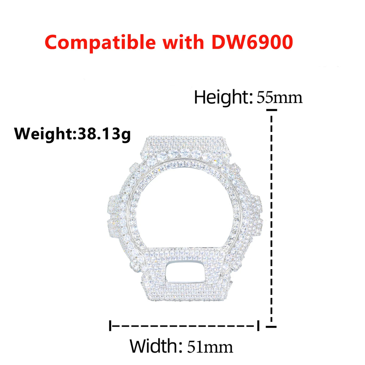 Iced Out Thorn Watch Case, image 17