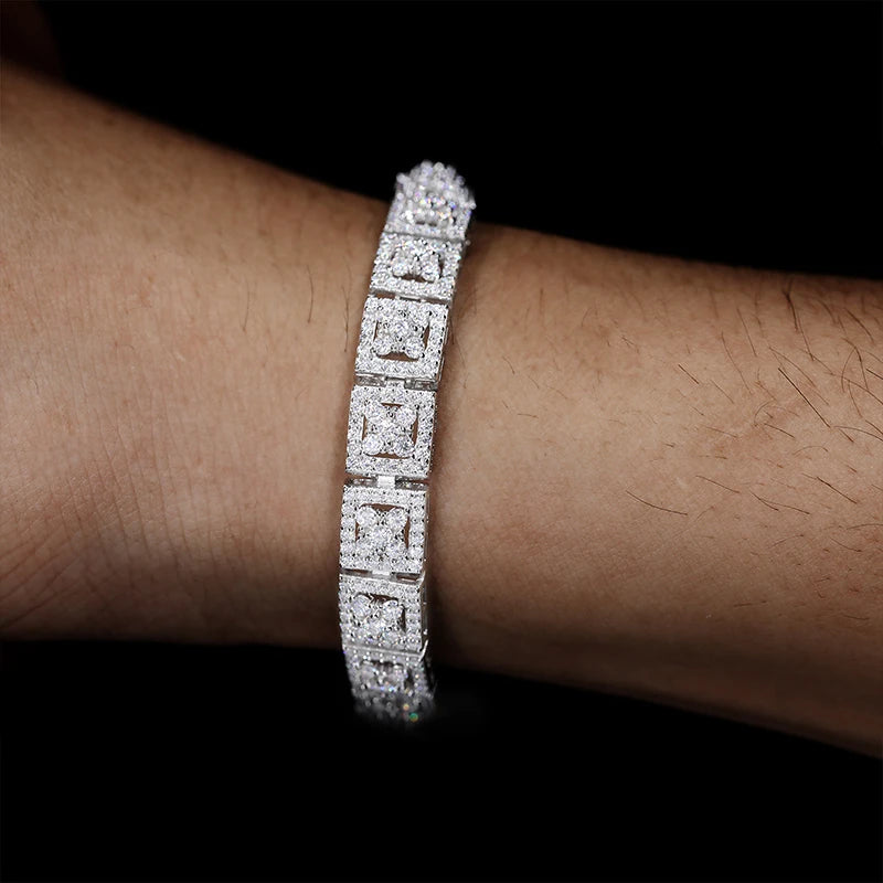 Iced Out Tennis Bracelet for Men, image 7