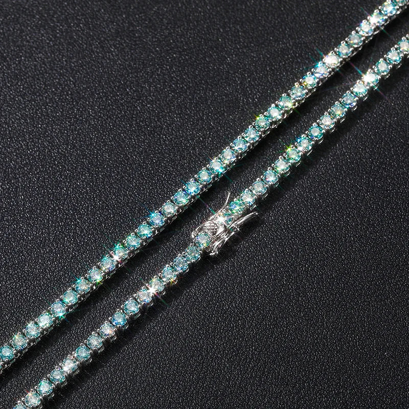 Colourful Tennis Chain Necklace or Bracelet, image 5