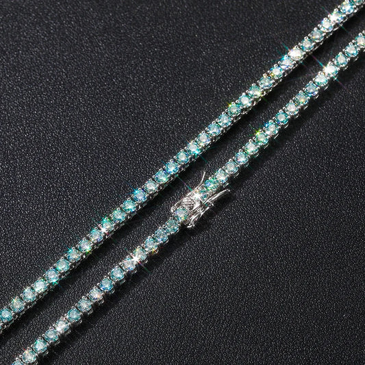 Colourful Tennis Chain Necklace or Bracelet, image 5