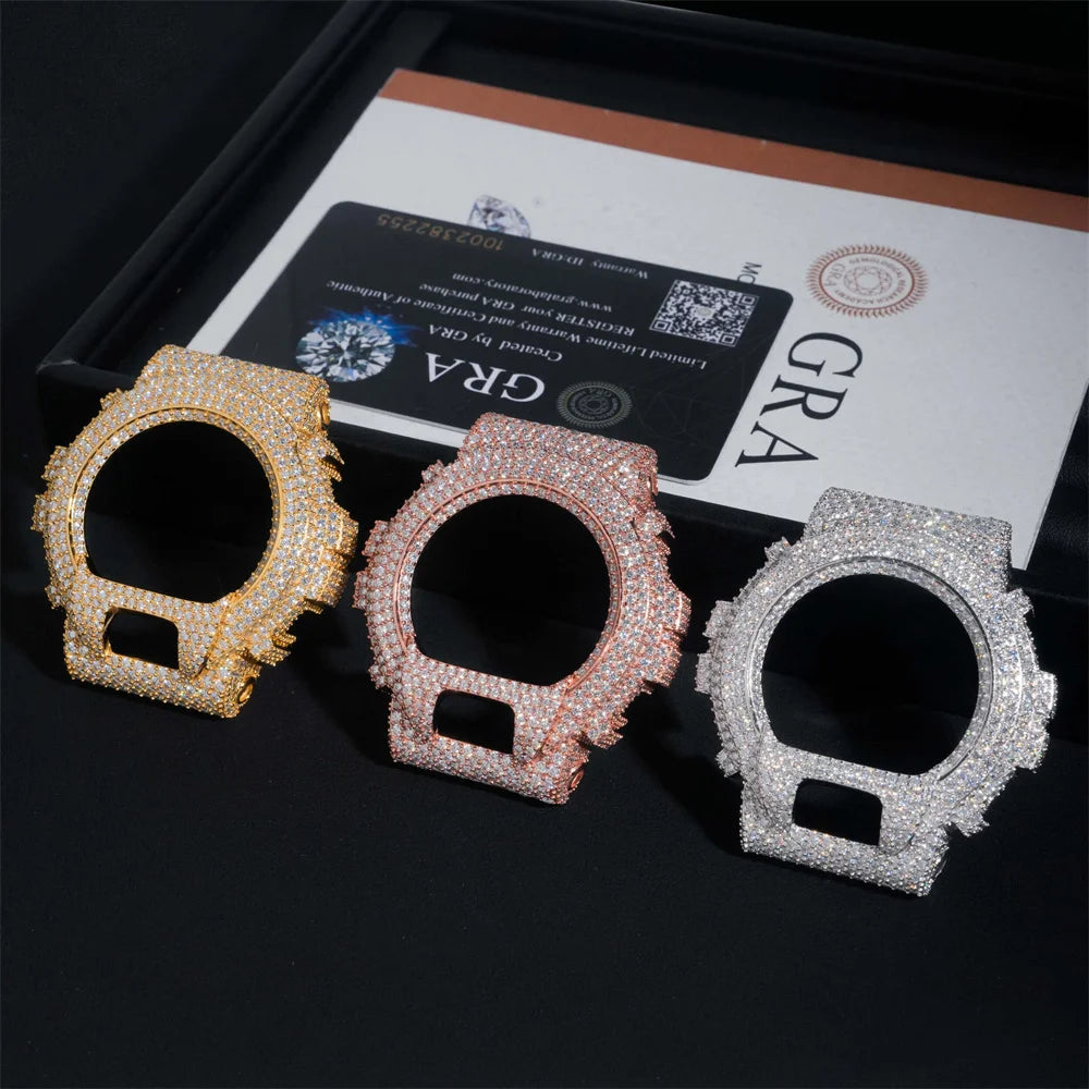 Iced Out Moissanite Watch Case, image 6