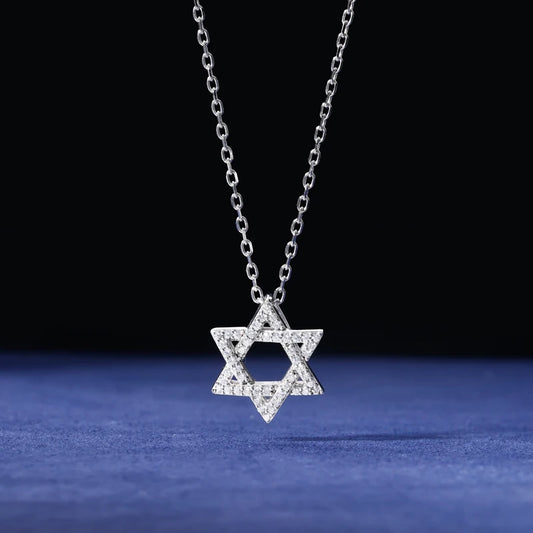 Moissanite Star Pendant Necklace, image 6