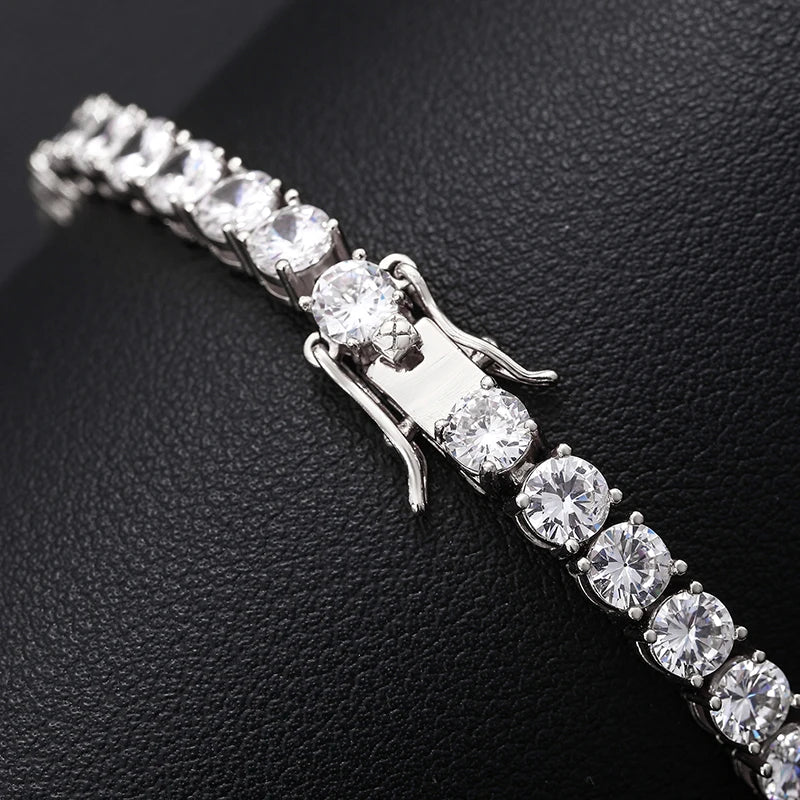 4mm Moissanite Tennis Bracelet or Necklace, image 5