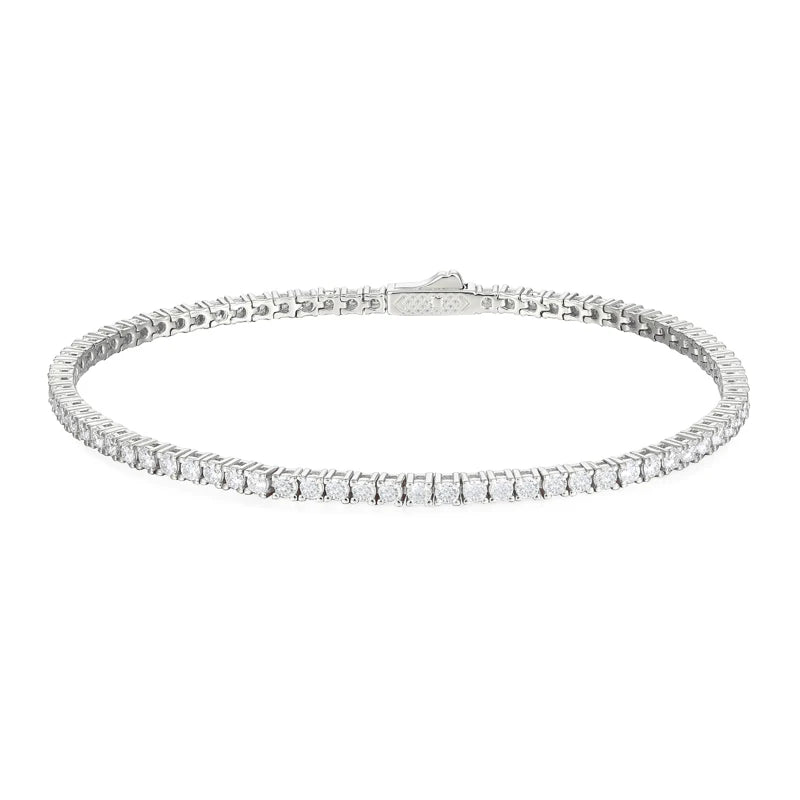 2mm Moissanite Tennis Bracelet, image 9