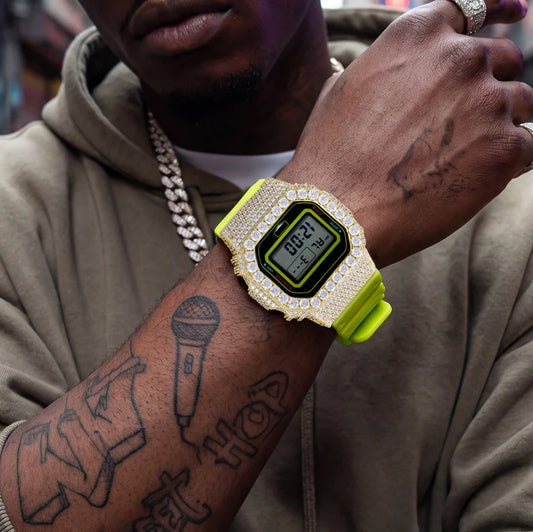 Iced Out Moissanite Watch Case, image 6