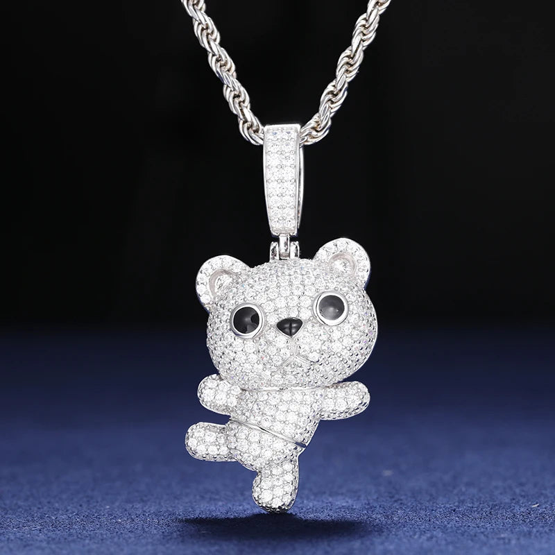 Iced Out Pendant Necklace for Men, image 8