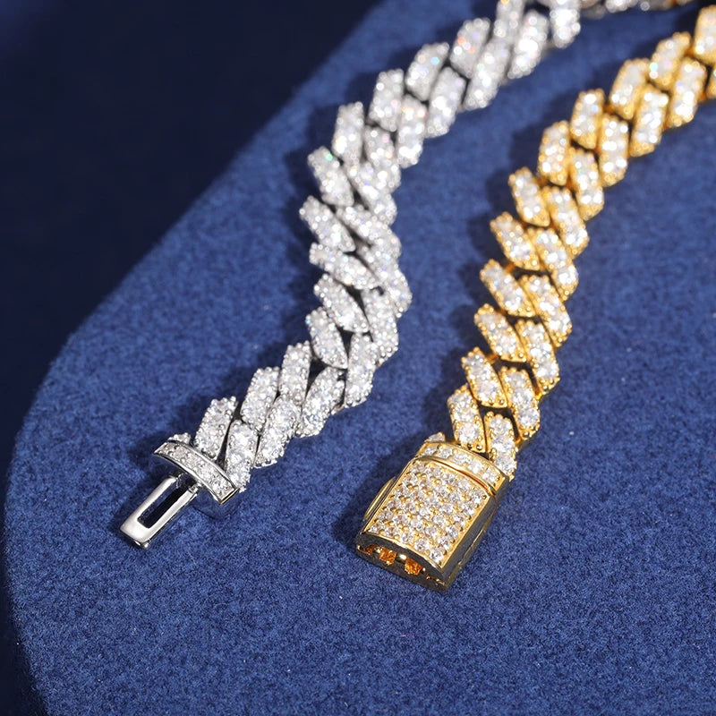 Iced Out Cuban Link Bracelet for Men, image 5