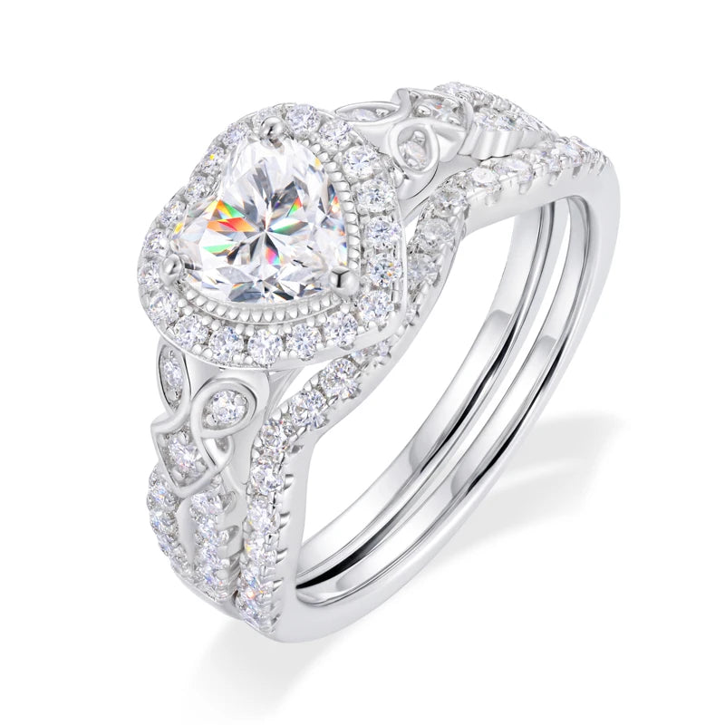 Moissanite Ring Set, image 9
