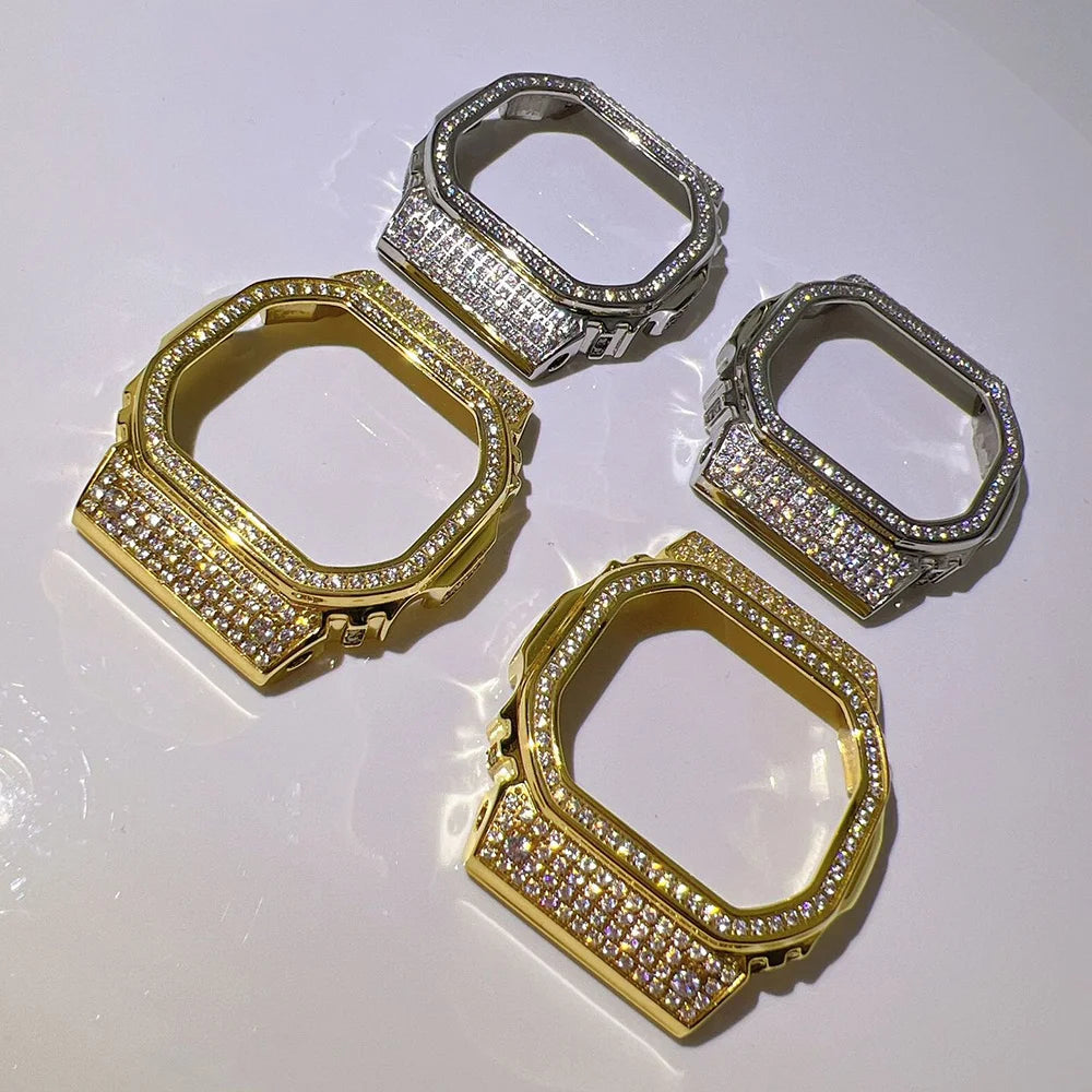 Iced Out Watch Case and Strap Set for Casio G-Shock DW-5600, image 4