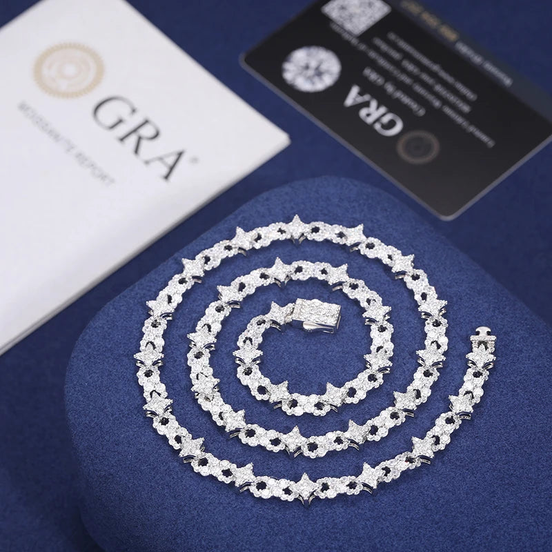 8mm Iced Out Infinity Link Necklace or Bracelet for Men, image 4