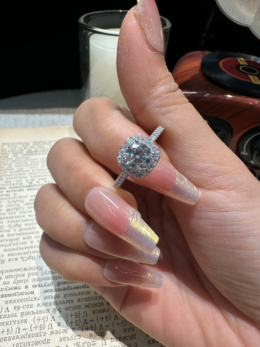 Moissanite Solitaire Engagement Rings, image 6