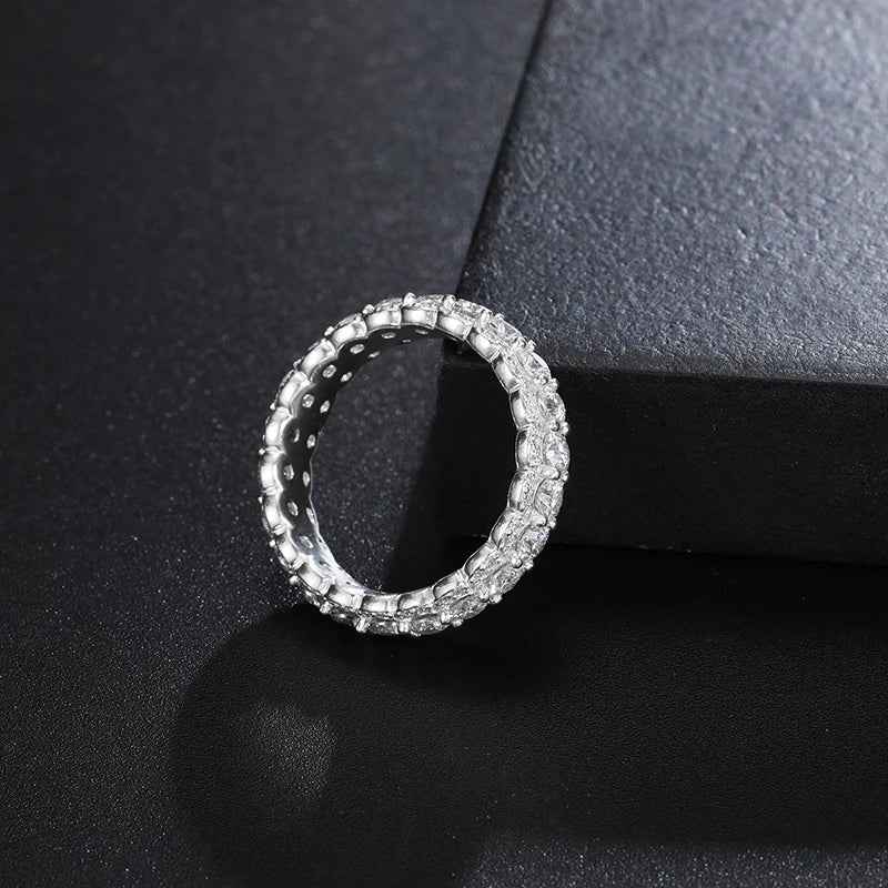 3mm Moissanite Eternity Band Ring, image 6