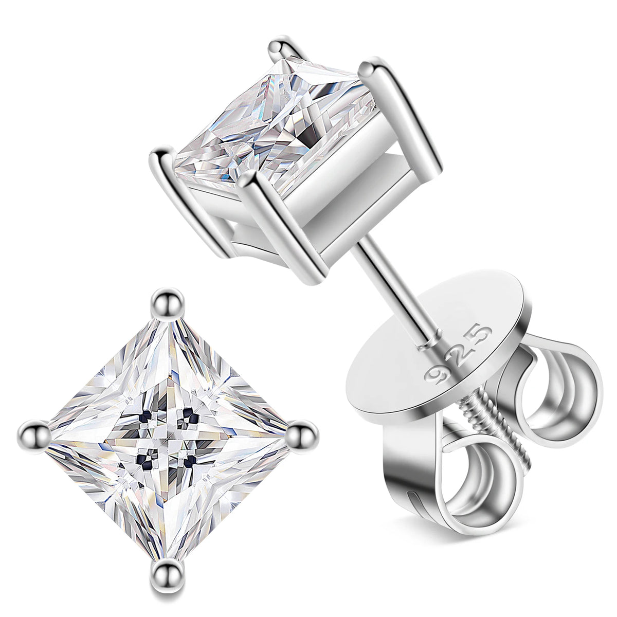 Moissanite Stud Earrings, image 8