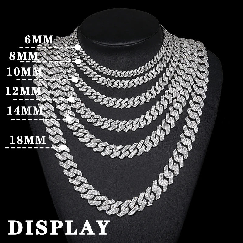 Iced Out Cuban Link Chain for Men, image 7