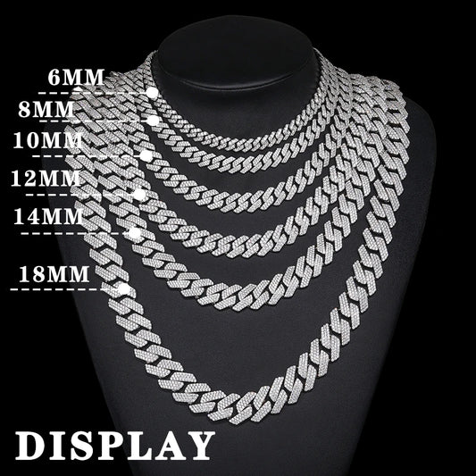 Iced Out Cuban Link Chain for Men, image 7